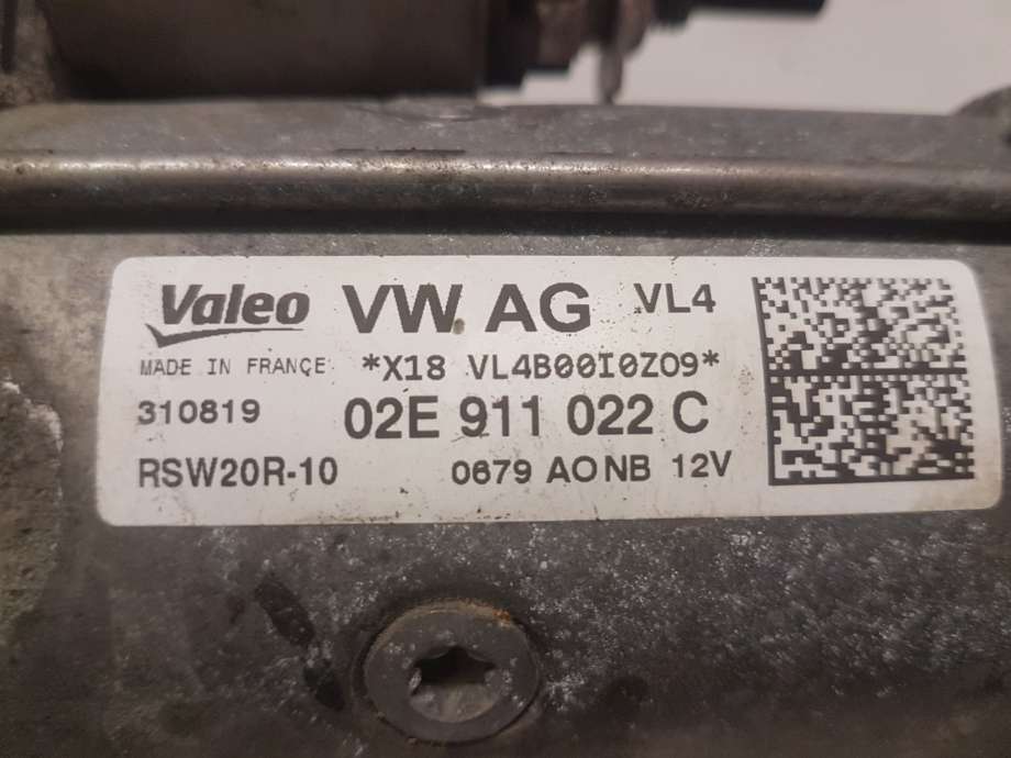 Starter diesel til Škoda Octavia 2017-2020 (Type III, Fase 2)  (SKODA|02E 911 022 C||02E911022C)