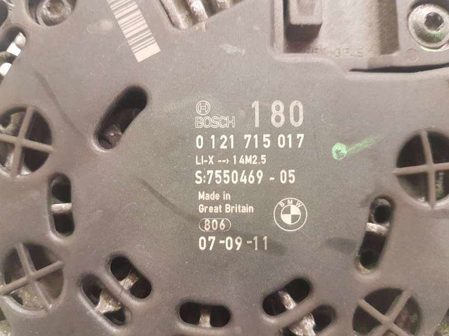 Dynamo til BMW 3-Serie 2005-2011 (E90/E91/E92/E93) (E90/E91/E92/E93) (BMW|12 31 7 550 469||7550469)