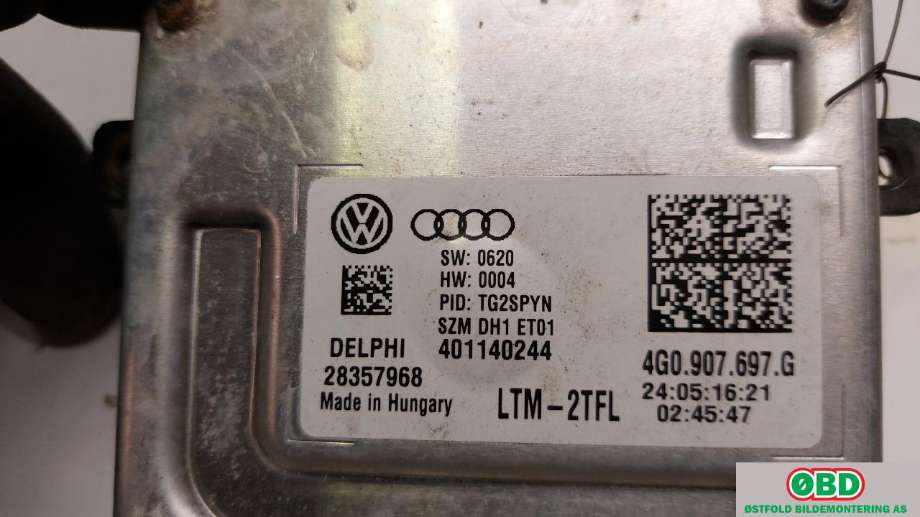 Styreenhet xenon/ballast til VW Golf VII 2017-2020 (Fase 2)  (VOLKSWAGEN|4G0 907 697 F||4G0907697G)