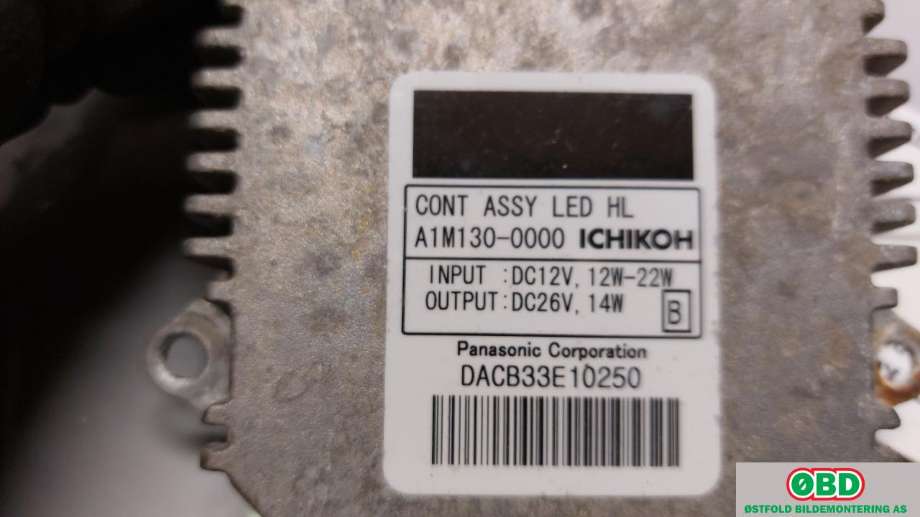 Styreenhet xenon/ballast til Nissan Leaf 2011-2017 (Type I)  (NISSAN||A1M1300000)