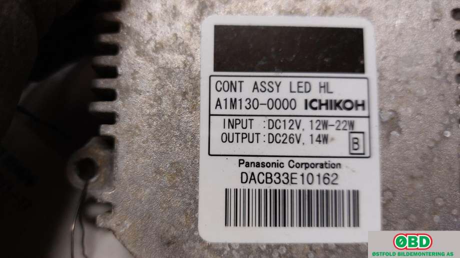 Styreenhet xenon/ballast til Nissan Leaf 2011-2017 (Type I) (NISSAN||A1M1300000)