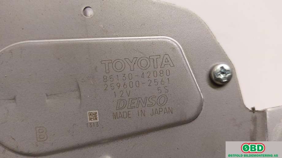 Viskermotor bakrute til Toyota RAV4 2013-2015 (Type IV, Fase 1)  (TOYOTA|8513042080|2596002561)