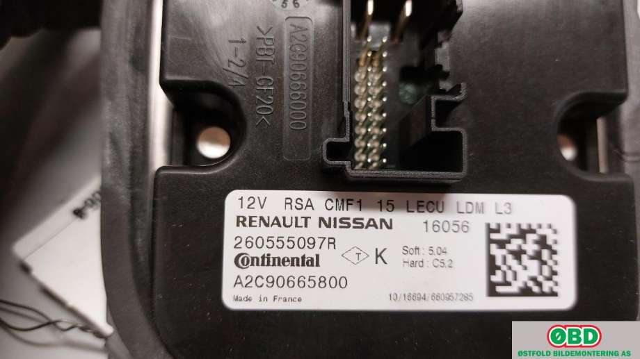 Styreenhet xenon/ballast til Renault Megane 2016-->> Type IV  (RENAULT|260E47710R||260555097R)
