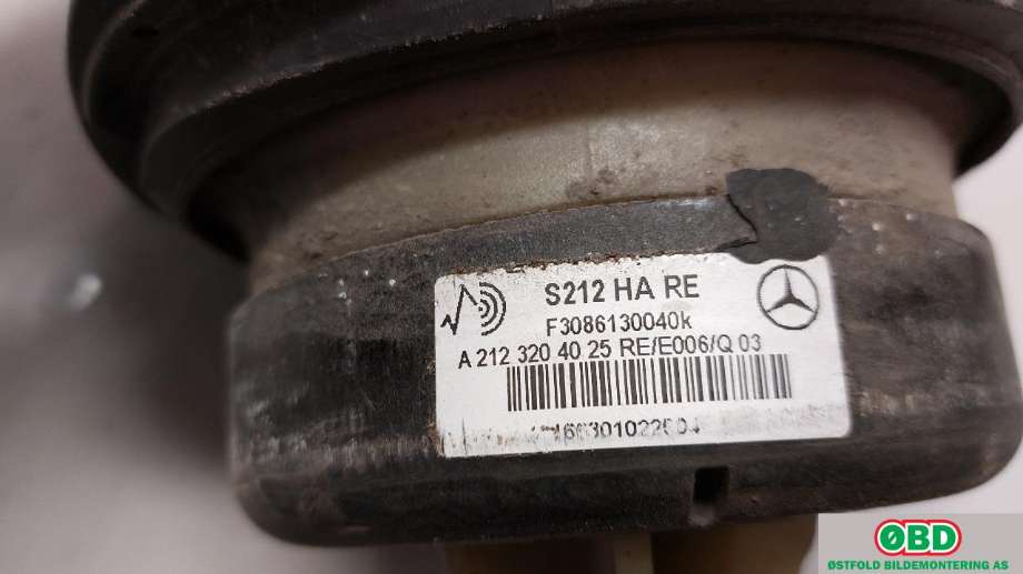 Fjær foran nivå luftpute/belg til Mercedes E-Klasse 2013-2016 (Fase 2) (W212) (W212) (MERCEDES|A 212 320 40 25|A 212 320 20 25|2123204025)