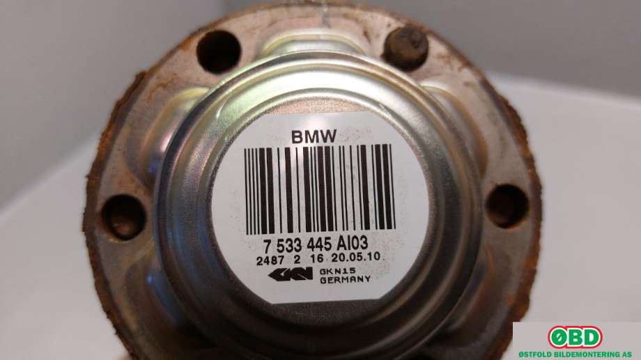Drivaksel venstre bak til BMW 1-Serie 2004-2011 (E81/E82/E87/E88) (E81/E82/E87/E88) (BMW|33 21 7 533 445||7533445)