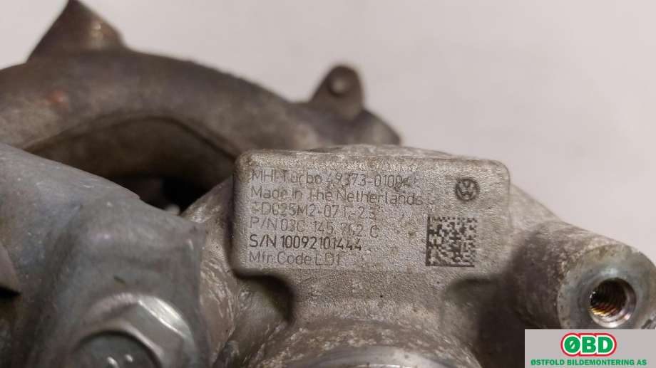 Turbo til Audi A1 2010-2014 (Type I, Fase 1)  (AUDI|03C 145 702 L||03C145702C)