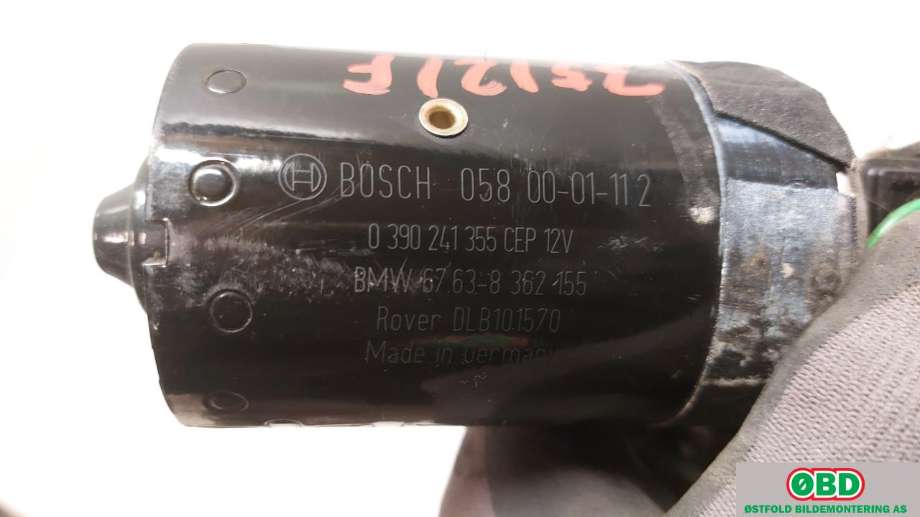 Viskermotor frontrute til BMW 3-Serie 1998-2005 (E46) (E46) (|0390241355|67638362155)