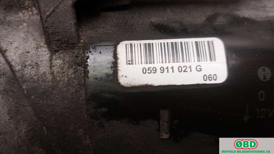 Starter diesel til Audi A6 2011-2014 (Type IV, Fase 1) (C7) (C7) (AUDI|059 911 021 G|059 911 021 GX|059911021G)