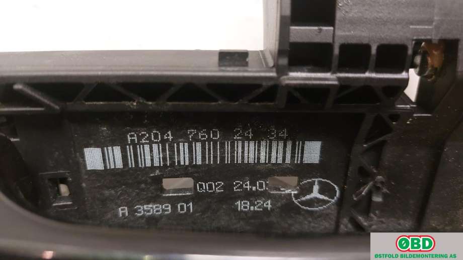 Dørhåndtak utv høyre foran til Mercedes CLS 2011-2017 (C218) (C218) (MERCEDES|A 204 760 14 70|A 204 760 24 34|2047602434)