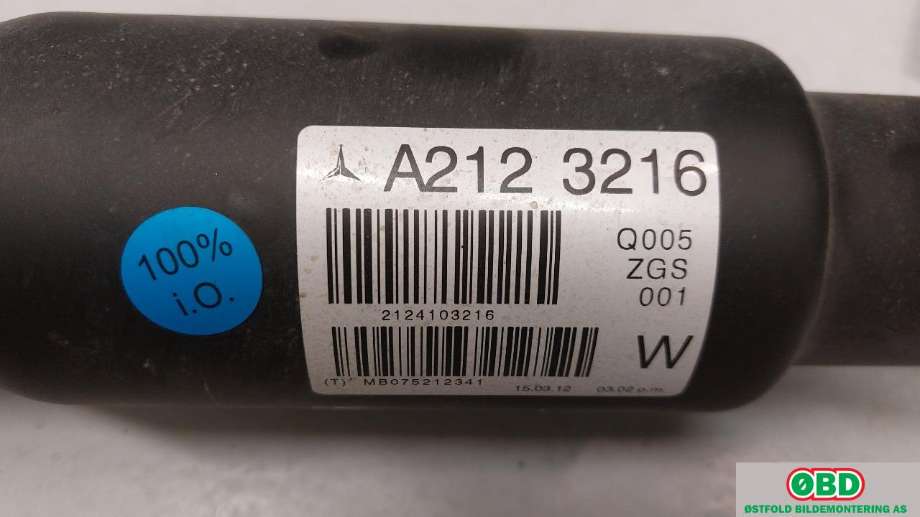 Mellomaksel til Mercedes CLS 2011-2017 (C218) (C218) (MERCEDES|A 212 410 32 16||2124103216)
