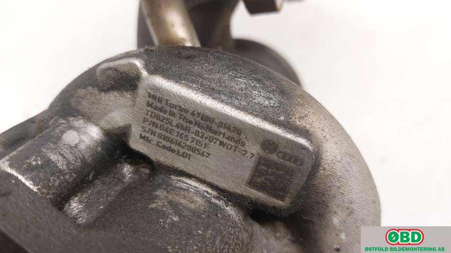 Turbo til VW Golf VII 2017-2020 (Fase 2)  (VOLKSWAGEN|04E 145 722 G||04E145715F)