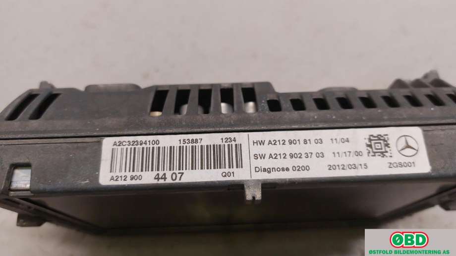 Instrument kjørecomputer til Mercedes CLS 2011-2017 (C218) (C218) (MERCEDES|A 212 900 44 07||2129004407)