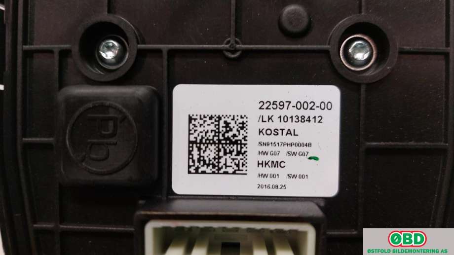 Bryter diverse til Hyundai Ioniq Electric 2016-2019 (Fase 1)  (HYUNDAI|46700G 7100WMP||2259700200)