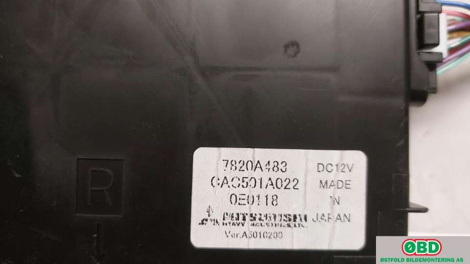 Styreenhet klima/aircondition til Mitsubishi i-MiEV 2010-->>  (7820A483|)