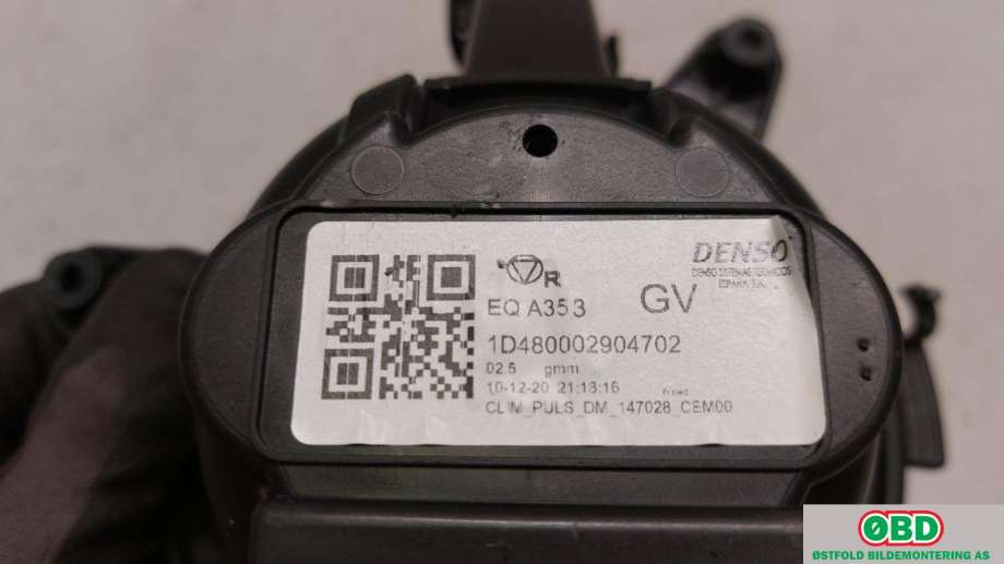 Varmeapparat motor til Citroën Jumpy 2016-->> (Type III)  (CITROEN|9821292380|)