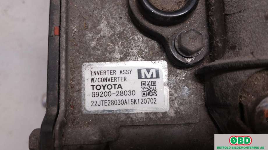 Inverter elbil til Toyota Prius +7 2012-2020 (Type III) (stasjonsvogn) (stasjonsvogn) (TOYOTA|G920029015||G920028030)
