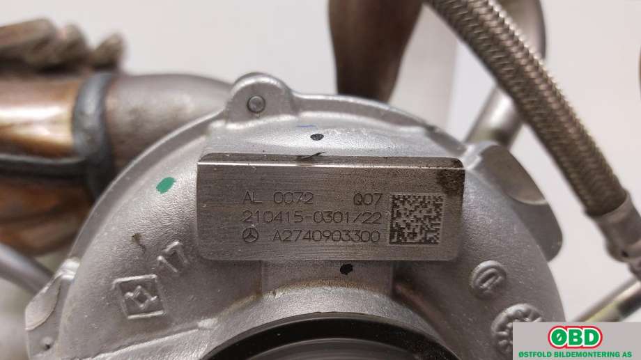 Turbo til Mercedes GLC 2015-2022 (X253) (X253) (MERCEDES|A 274 090 33 00||2740903300)