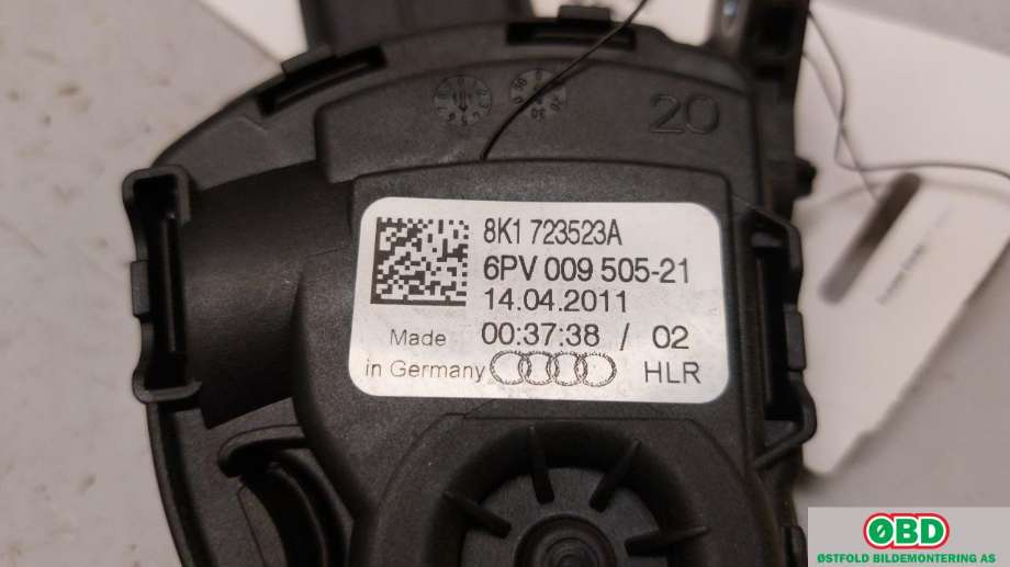 Pedal gass til Audi A7 2010-2014 (Type I, Fase 1)  (AUDI|8K1 723 523 A||8K1723523A)