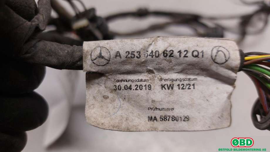 Ledningsnett til Mercedes GLC 2015-2022 (X253) (X253) (MERCEDES|A 253 540 62 12||2535406212)