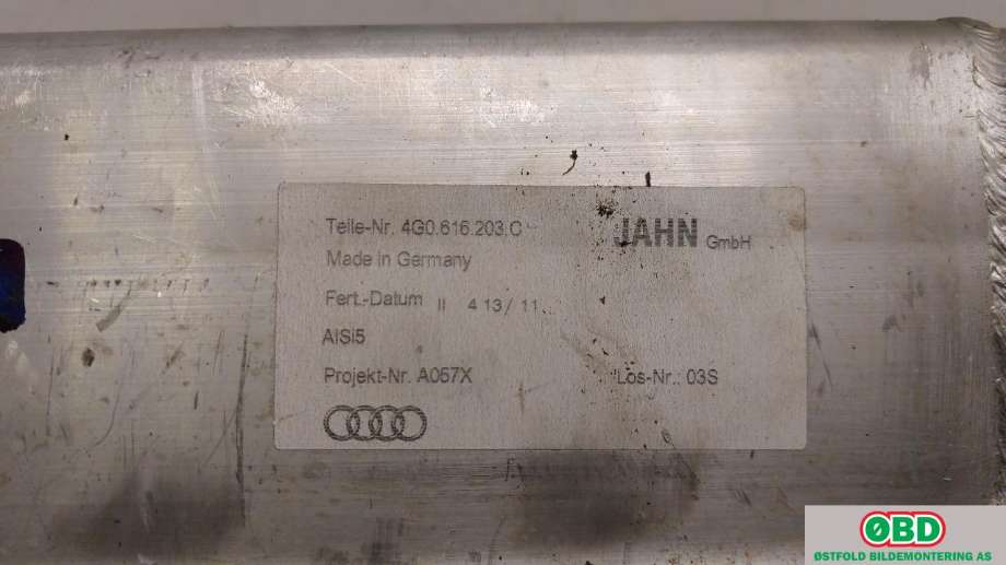 Diverse deler til Audi A7 2010-2014 (Type I, Fase 1)  (AUDI|4G0 616 203 C||4G0616203C)