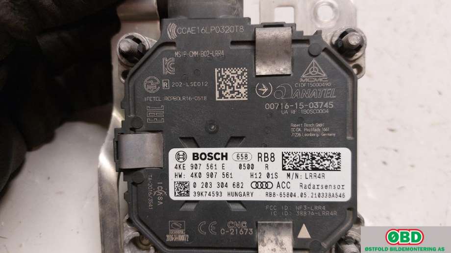 Sensor radar til Audi e-tron 2018-->> (AUDI|4KE 907 561 E||4KE907561E)