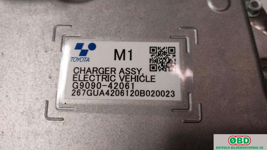 Batterilader (OBC - On Board Charger) til Toyota RAV4 2019-->> (Type V)  (TOYOTA|G909942081||G909042061)