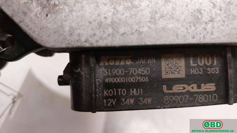 Styreenhet xenon/ballast til Lexus NX 2014-2021 (Type I) (AZ10) (AZ10) (LEXUS|8990778050||3190070450)