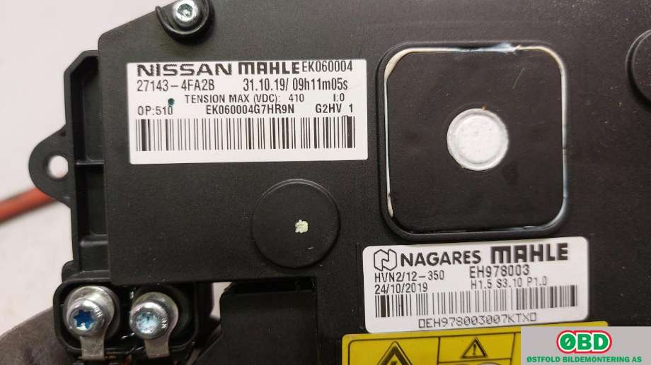 Varmeapparat register til Nissan NV200 2010-2019  (NISSAN|271434FA2B|)