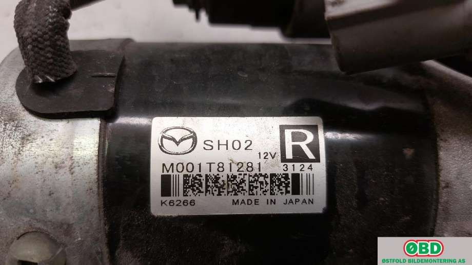 Starter diesel til Mazda 6 2013-2015 (Type III, Fase 1)  (MAZDA|SH02-18-400|)