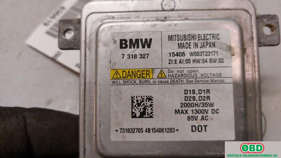 Styreenhet xenon/ballast til BMW 7-Serie 2009-2015 (F01/F02/F03/F04) (F01/F02/F03/F04) (BMW|63 11 7 237 647|)