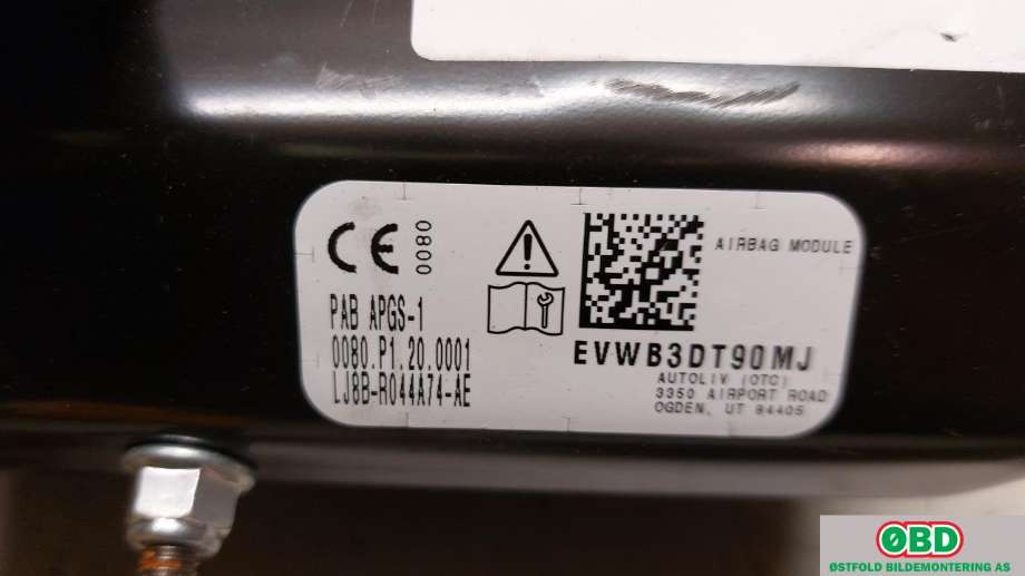 Airbag passasjer til Ford Mustang Mach-e 2020-->>  (2696589||LJ8BR044A74AE)