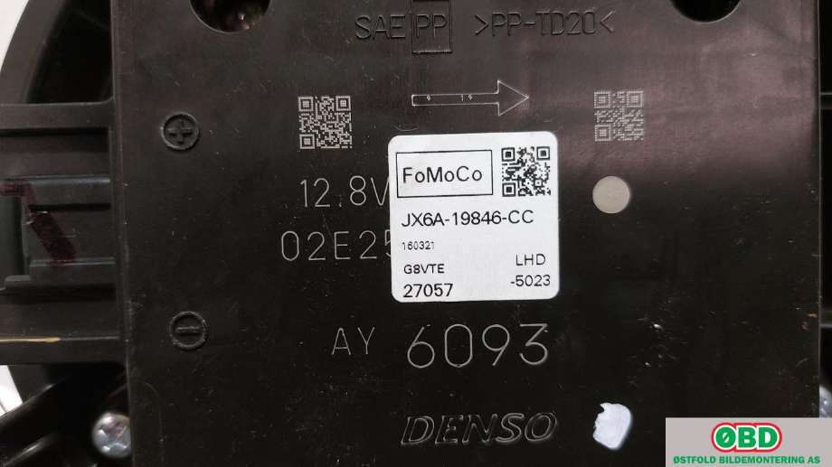 Varmeapparat motor til Ford Mustang Mach-e 2020-->>  (2482519||JX6A19846CC)