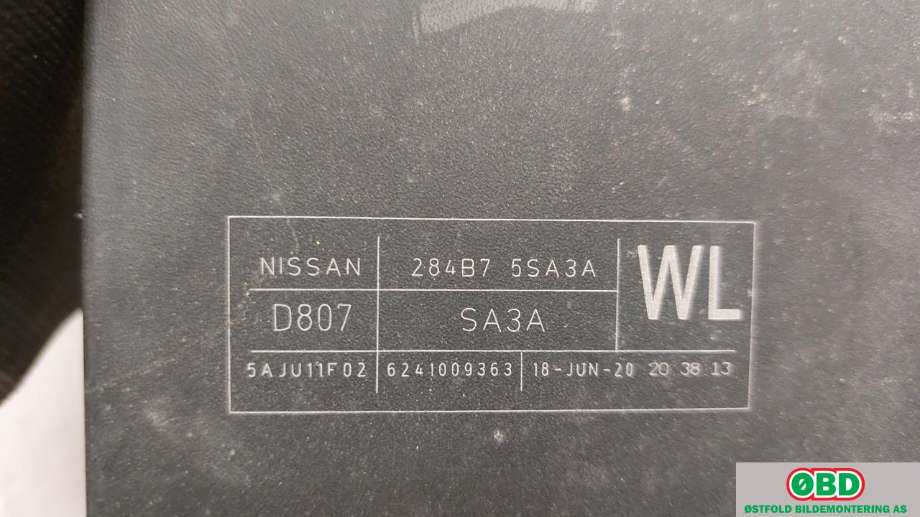 Sikringsboks til Nissan Leaf 2018-->> (Type II) (NISSAN|284B75SA3A|)