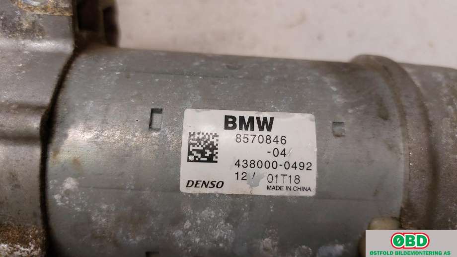 Starter diesel til BMW 3-Serie 2012-2018 (F30/F31/F34) (F30/F31/F34) (BMW|12 41 8 570 846|)