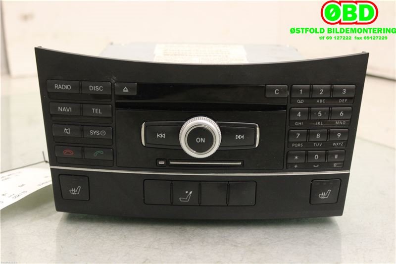 Bilstereo til Mercedes E-Klasse 2009-2013 (Fase 1) (W212) (W212) (MERCEDES|A 212 906 45 00|A 212 906 00 01|2129068700)