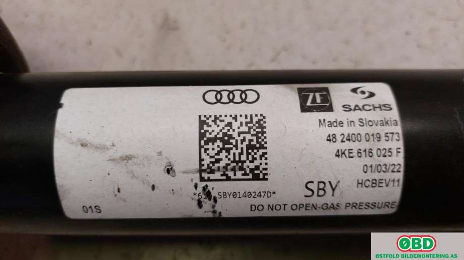 Støtdemper bak til Audi e-tron 2018-->> (E-tronn 55 Adv Sport|4KE 616 025 F||4KE616025F)