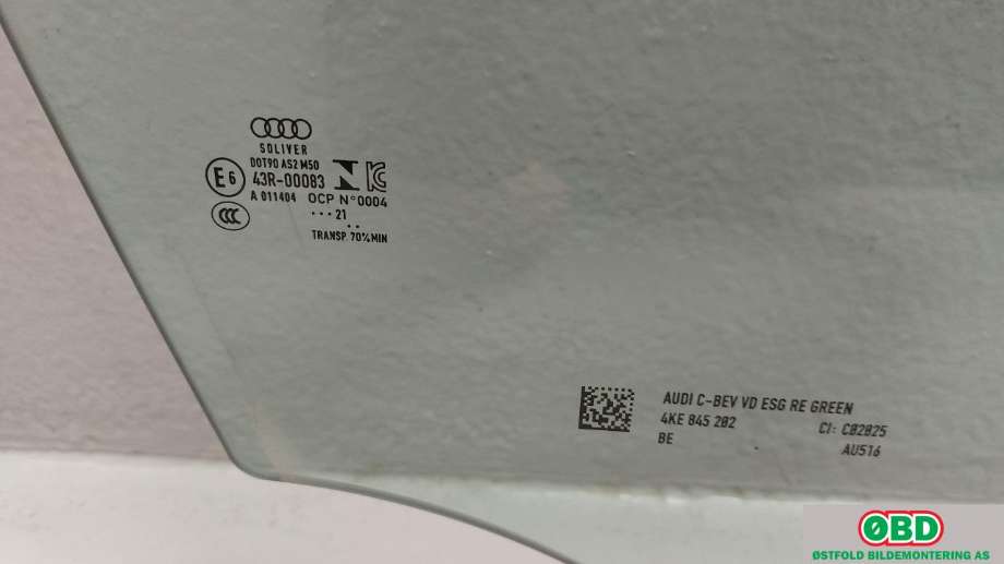 Siderute høyre foran til Audi e-tron 2018-->>  (AUDI|4KE 845 202|4KE 845 202 C|4KE845202)