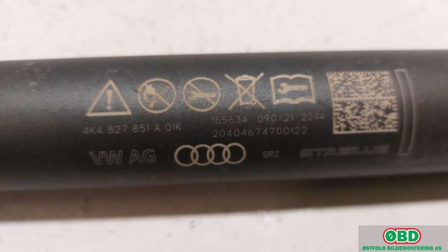 Baklukeåpner motor til Audi e-tron 2018-->>  (AUDI|4K4 827 851 A|)