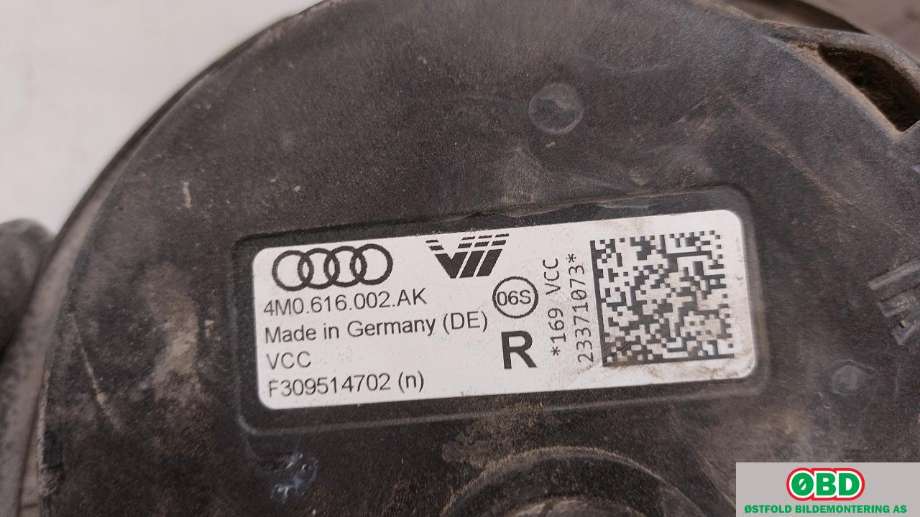 Fjær foran nivå luftpute/belg til Audi e-tron 2018-->>  (AUDI|4M0 616 002 AK||4M0616002AK)