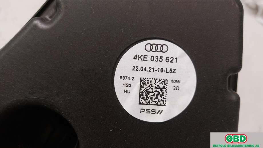 Bilstereo høyttaler til Audi e-tron 2018-->>  (AUDI|4KE 035 621||4KE035621)