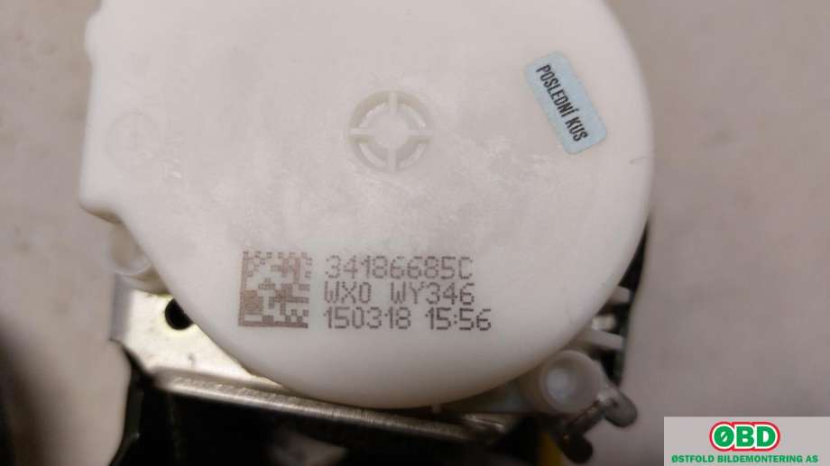 Airbag beltestrammer til BMW 5-Serie 2017-->> (G30/G31) (G30/G31) (BMW|72 11 7 430 110|)