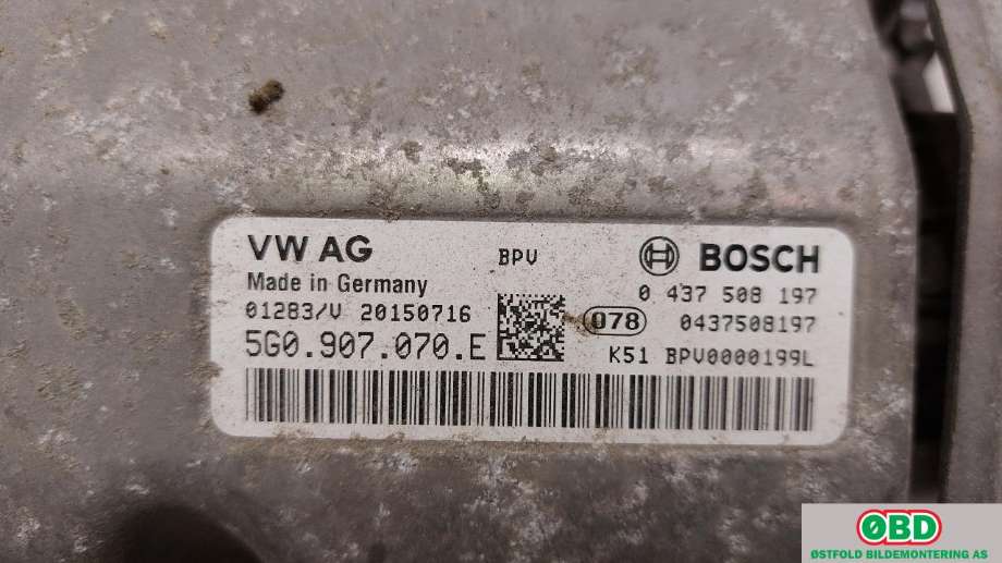Inverter hybrid til Audi A3 2016-2020 (Type III, Fase 2)  (AUDI|5G0 907 070 E||5G0907070E)