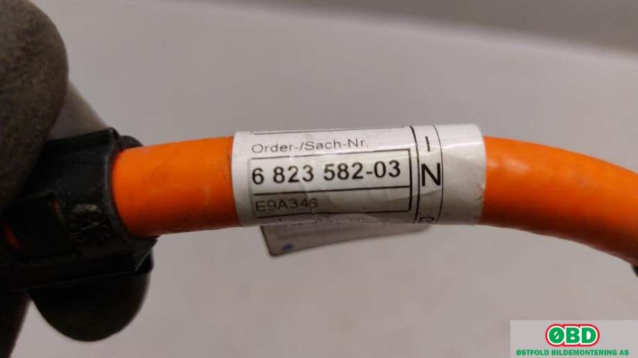 Kabel høy volt (HV) hybrid til BMW 5-Serie 2017-->> (G30/G31) (G30/G31) (BMW|61 12 6 823 582|)