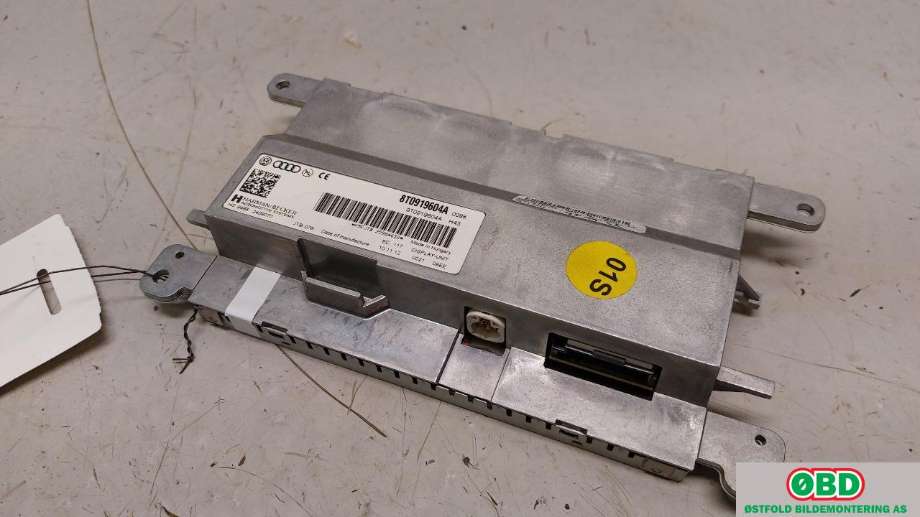 Instrument kjørecomputer til Audi Q5 2012-2017 (Type I, Fase 2)  (AUDI|8T0 919 604 A|8T0 919 604 B|8T0919604A)
