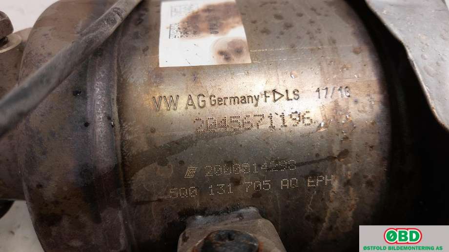 Partikkelfilter til VW Tiguan 2016-2020 (Type II, Fase 1) (VOLKSWAGEN|04L 131 602 MX|)