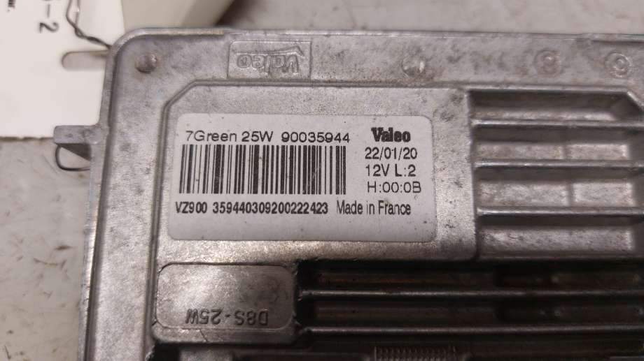Styreenhet xenon/ballast til Citroën Jumpy 2016-->> (Type III) (CITROEN|9806086580|90035944|)