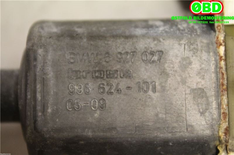 Ruteheis venstre til BMW 3-Serie 2005-2011 (E90/E91/E92/E93) (E90/E91/E92/E93) (BMW|51 33 7 140 587||6927027)
