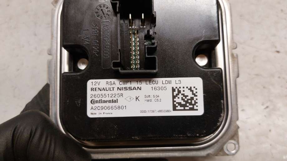 Styreenhet xenon/ballast til Renault Koleos 2017-->>  (RENAULT||260551225R)