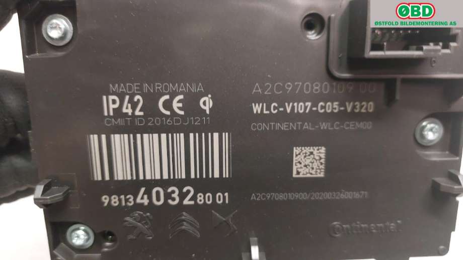 Diverse deler til Peugeot 208 2019-->> (Type II)  (PEUGEOT||981340328001)