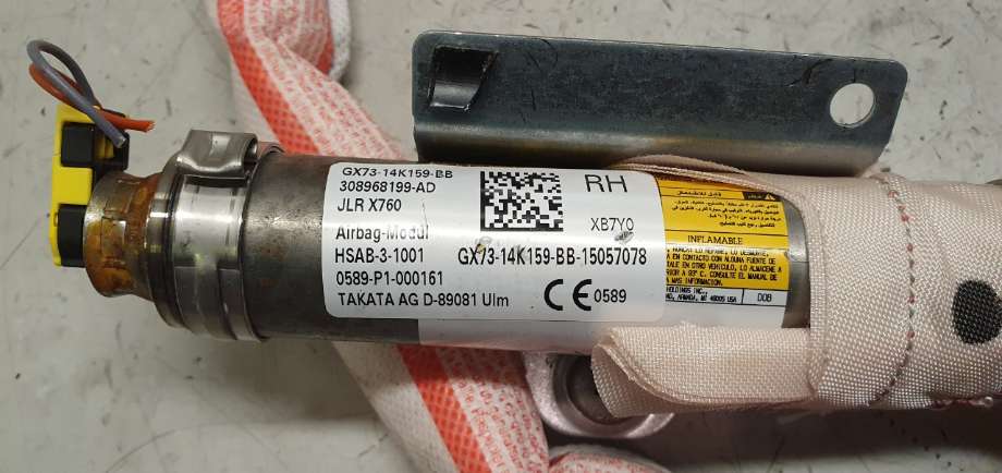 Airbag gardin venstre til Jaguar XE 2015-->>  (JAGUAR|T4N5339|)